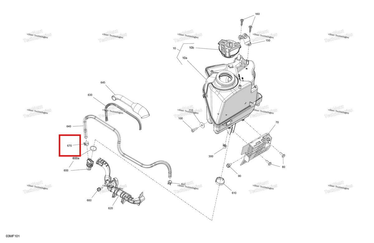 Деталь 414415200 (Пружинный Зажим) на схеме узла 2026 Ski-Doo TUNDRA - SPORT - 600 EFI - GKTA - Neo Yellow - 15X146X1.6C Track Engine - Oil