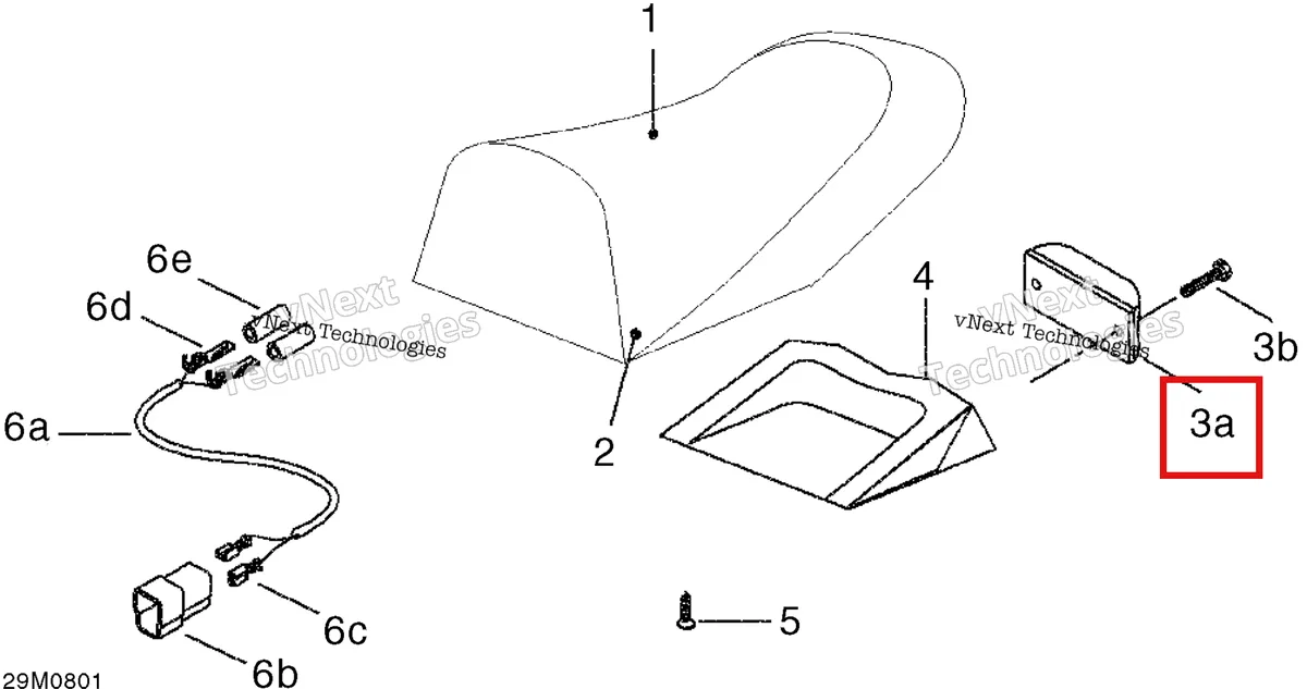 Деталь 415088700 на схеме узла 2008 Ski-Doo Mini Z Seat