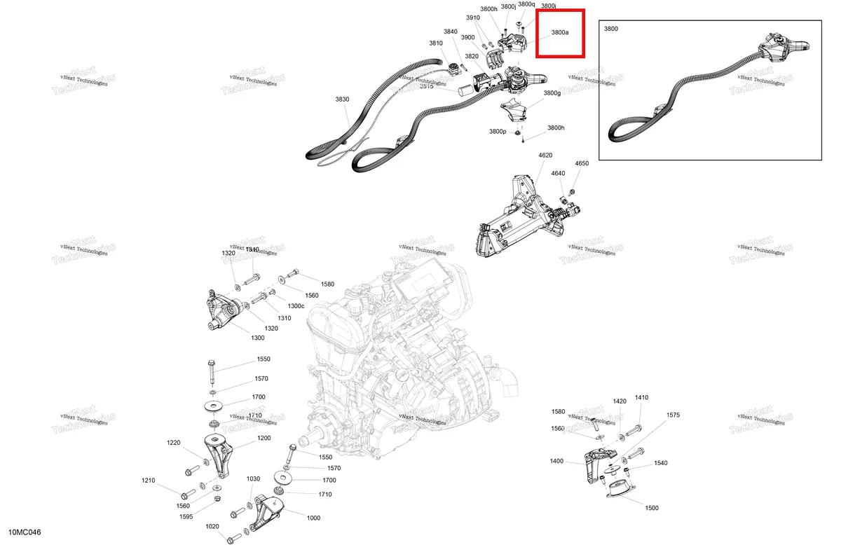 Деталь 415130364 на схеме узла Engine - System