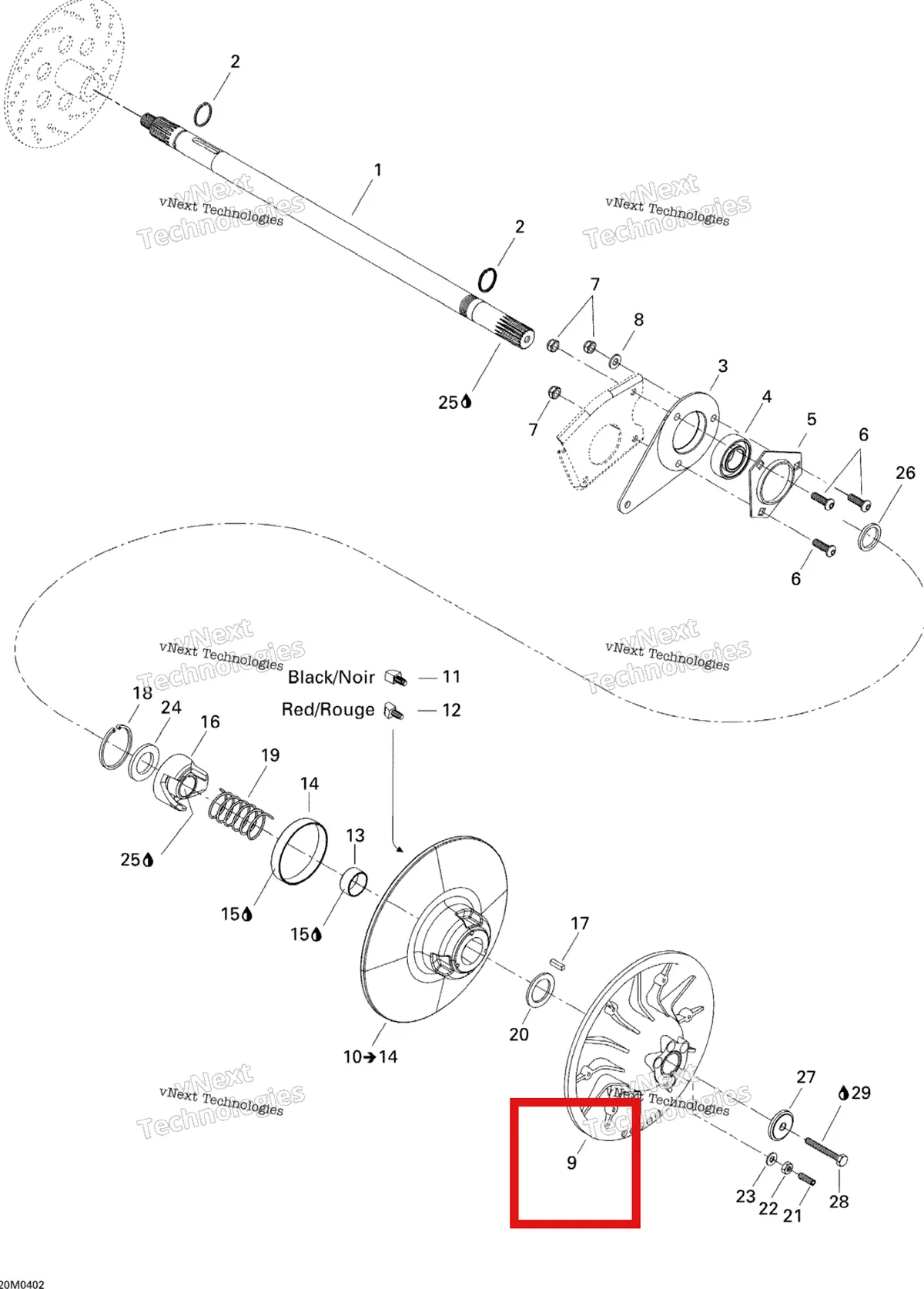 Деталь 417126663 (Деталь Fixed Flange Assy) на схеме узла 