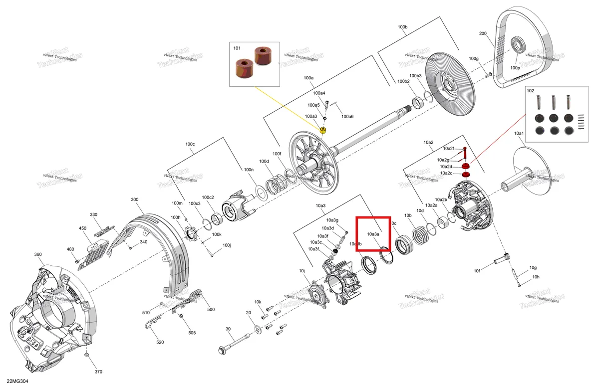 Деталь 417224910 (Упор пружина Can-Am Maverick MAX Turbo RR XRS Smart Shock (2024) (417224910)) на схеме узла 2027 Ski-Doo RENEGADE - Adrenaline with Enduro Package - 900 ACE - UNVA - Deep Black - 15X137X1.25IR Track Drive - Pulley