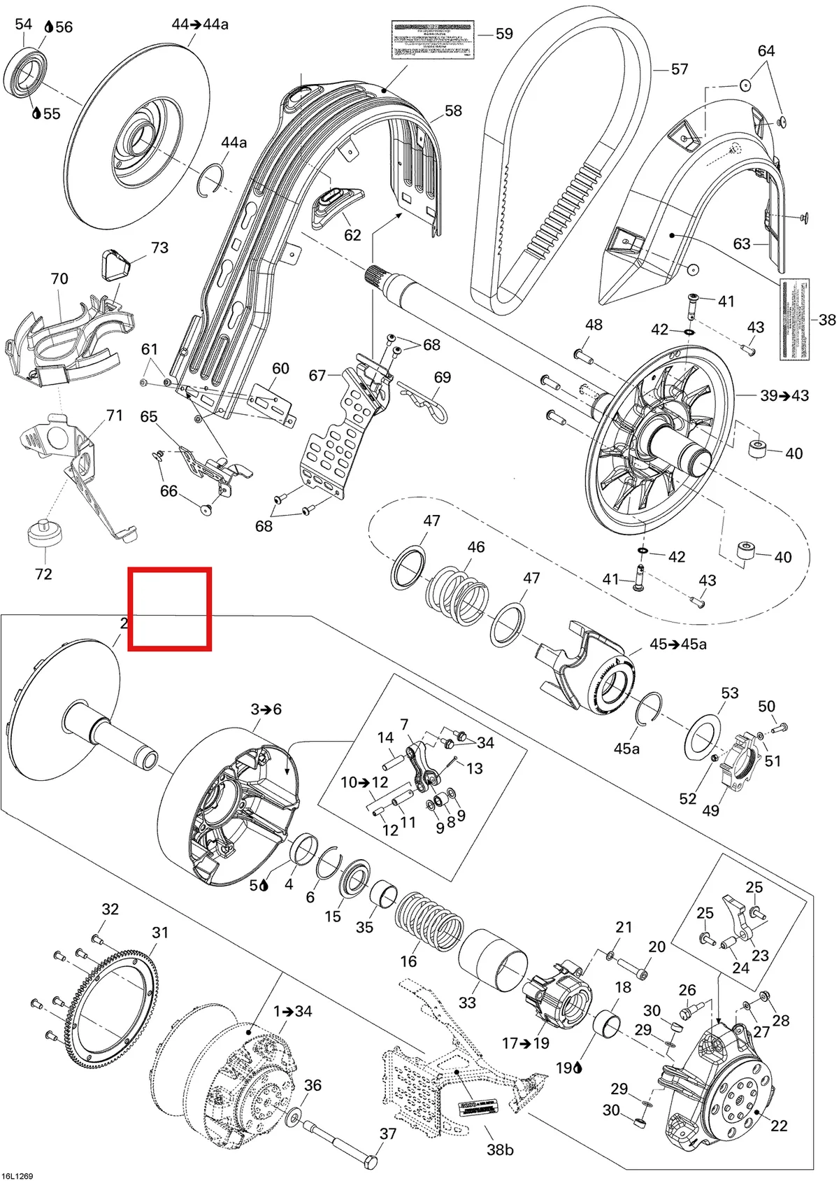 Деталь 417300411 (Опорная Плита) на схеме узла 05- Pulley System