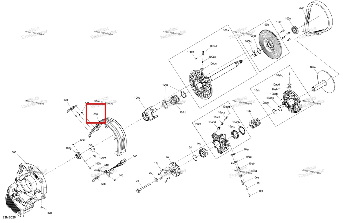 Деталь 417300479 на схеме узла 2022 Ski-Doo SUMMIT 600R E-TEC - SP - Package 146