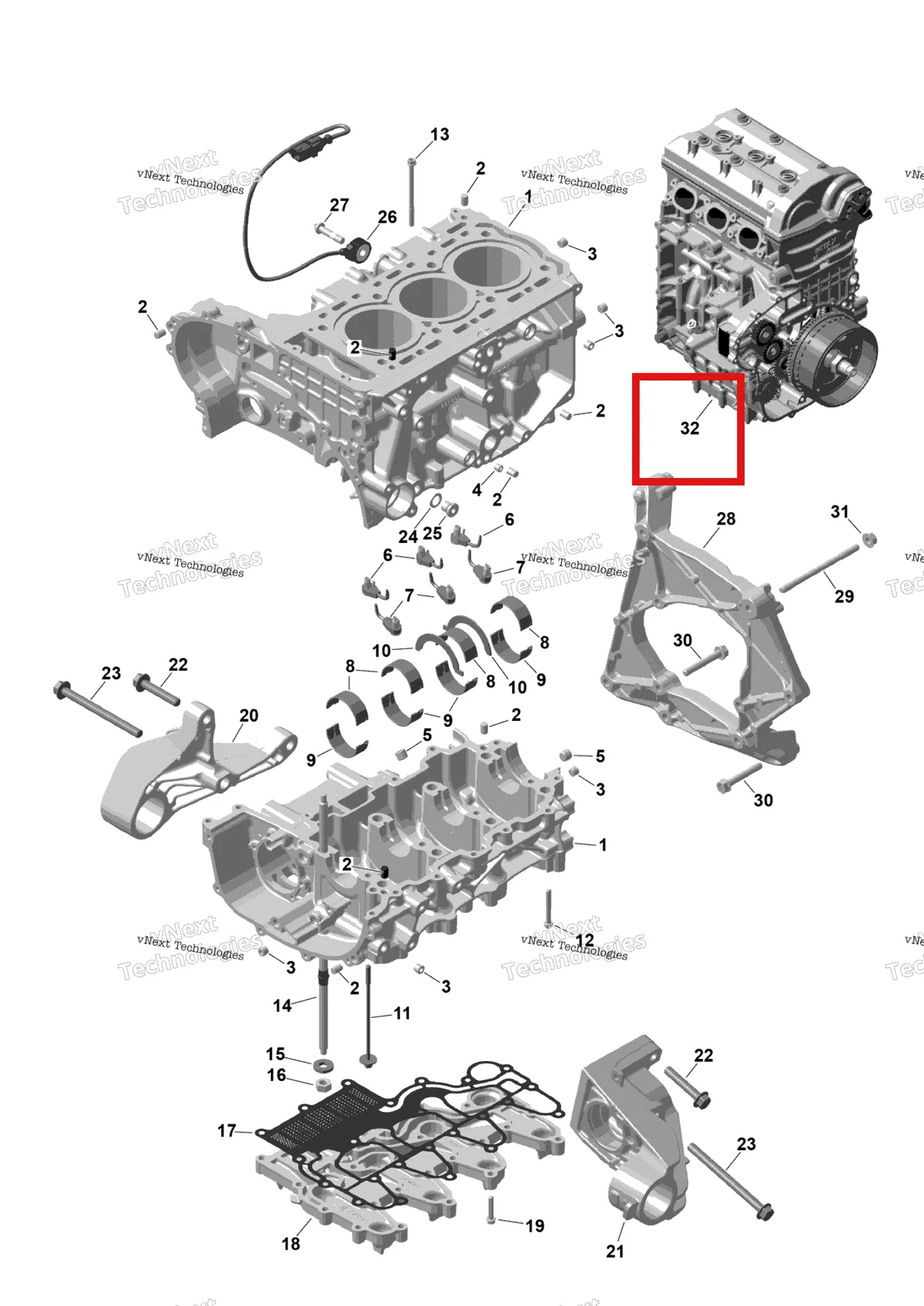 Деталь 420099601 на схеме узла 2026 Can-Am Maverick R Max - 996NT2 - XRS - 7DTN - Dusty Navy Satin - 77