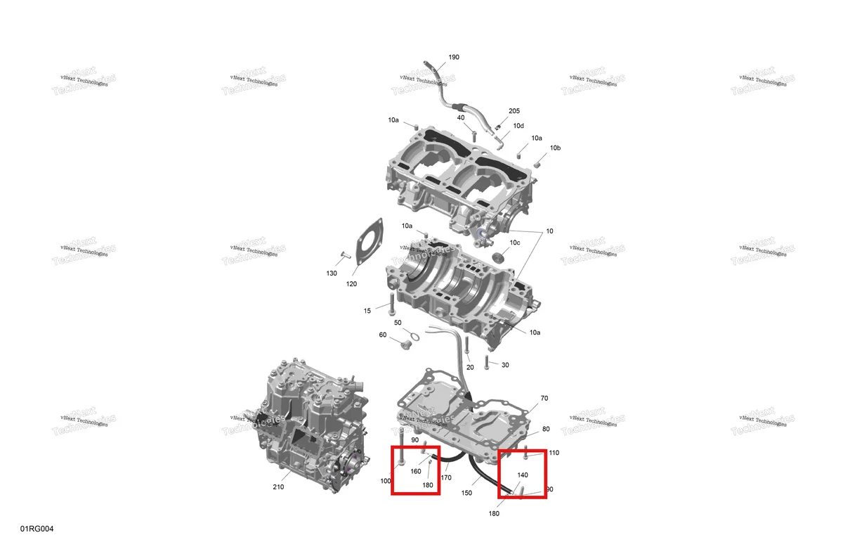 Схема применяемости: Масляный магистраль 585 мм Ski-Doo Summit 850 E-TEC Turbo R X (2024) (420201928)