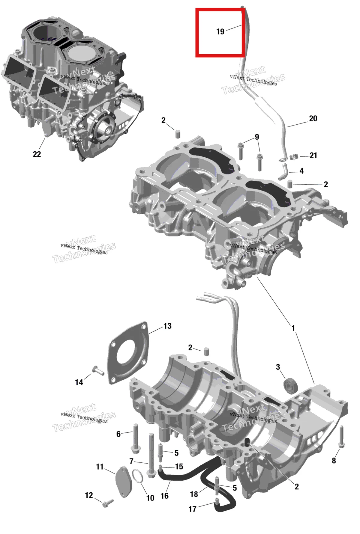 Схема применяемости: Масляный магистраль 405 мм Ski-Doo Summit 850 E-TEC Turbo R X (2024) (420201960)