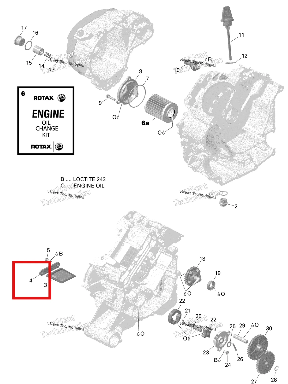Деталь 420210661 (Деталь Sieve Cover) на схеме узла 2022 Can-Am Outlander MAX 650 EFI - DPS Rotax - Engine Lubrication - V1