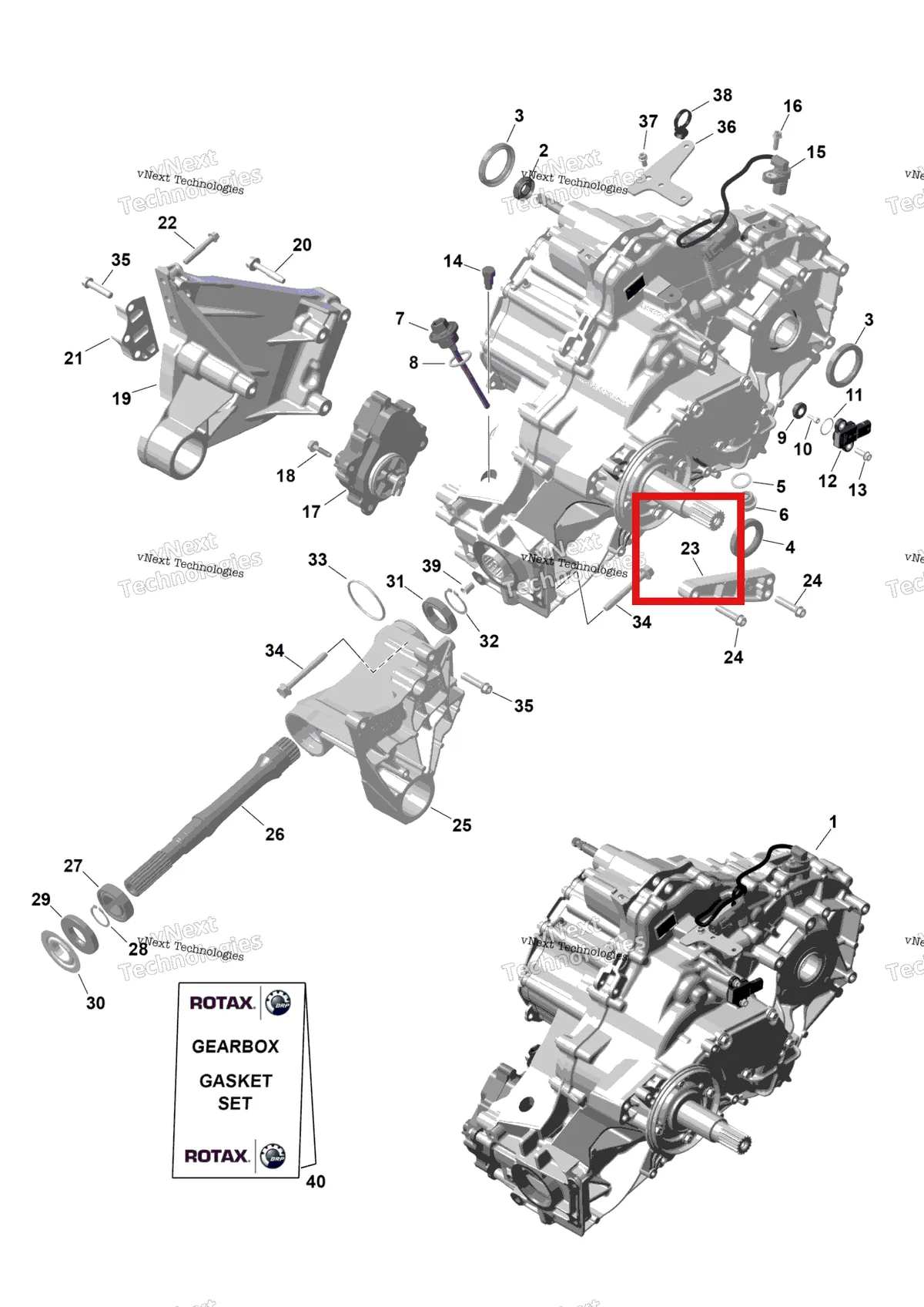 Деталь 420212641 на схеме узла 2026 Can-Am Maverick Max - TURBO RR - XDS STD - 7VTR - Dusty Navy Satin - 64