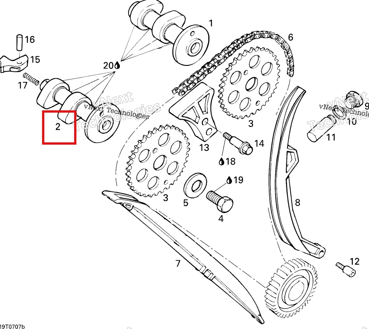 Деталь 420220200 на схеме узла 2007 Can-Am DS 650 X Valve 2