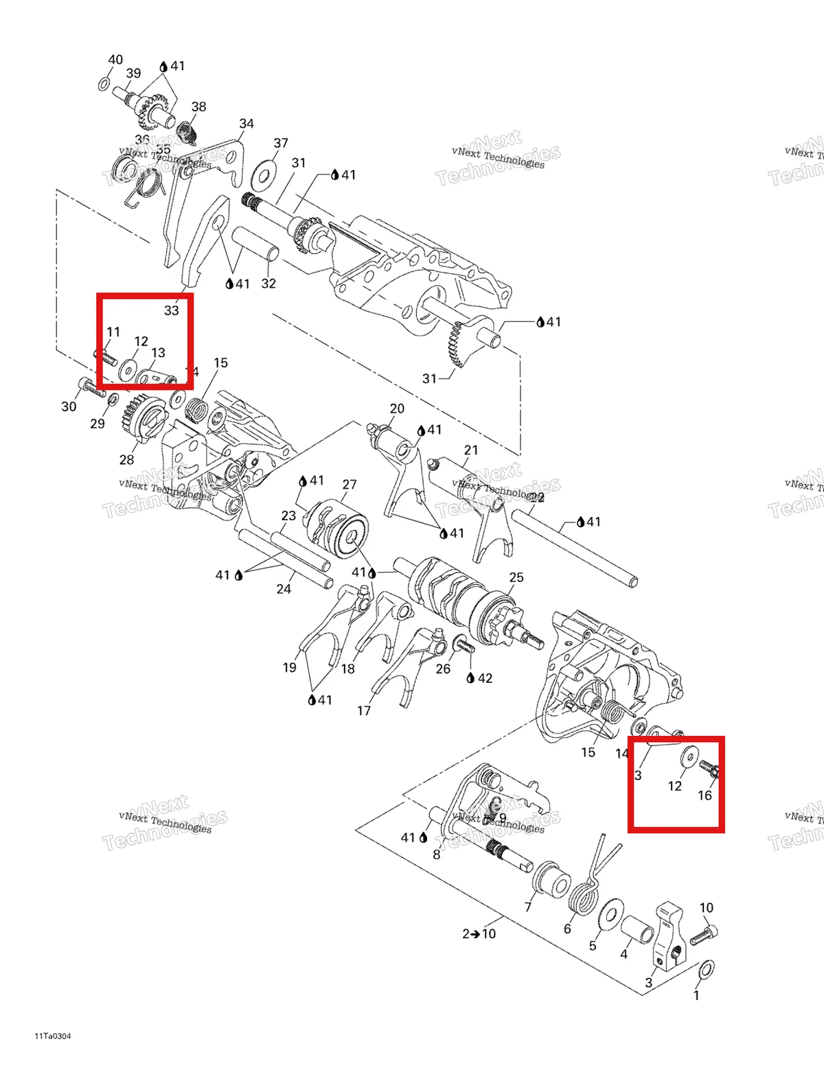 Деталь 420227900 на схеме узла 2003 Can-Am Traxter Autoshift Std Gear Shift