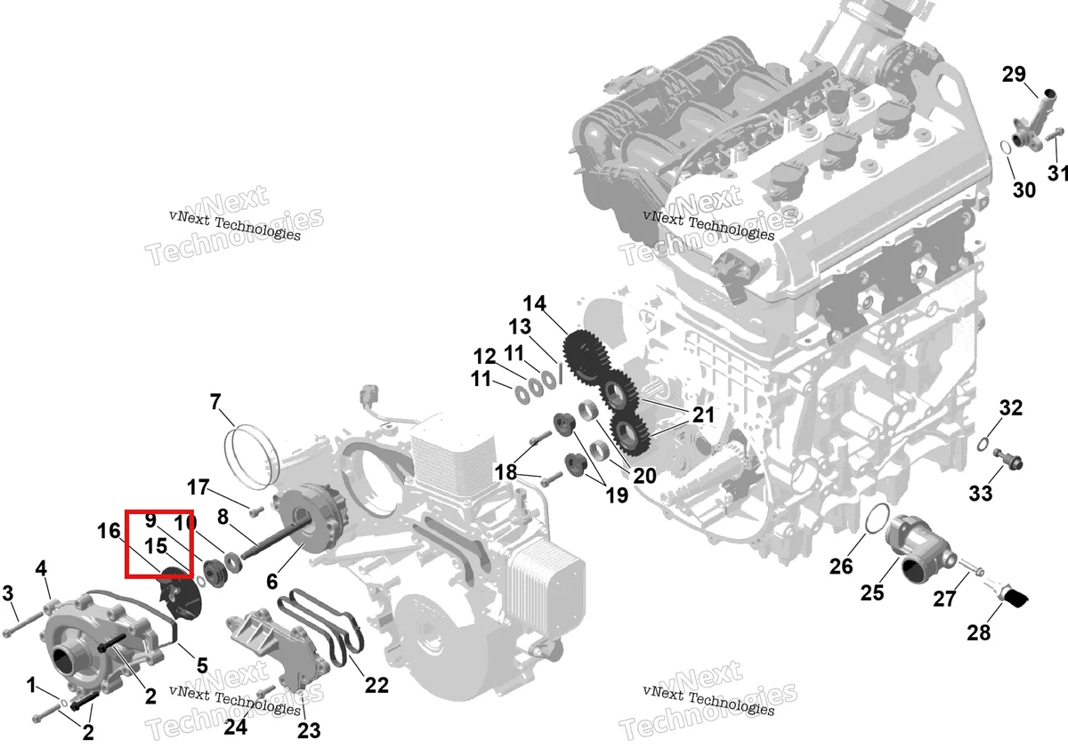 Деталь 420227945 (Шайба) на схеме узла 2025 Can-Am Maverick R - 996NT - BASE - 9BSC - Catalyst Gray - 77