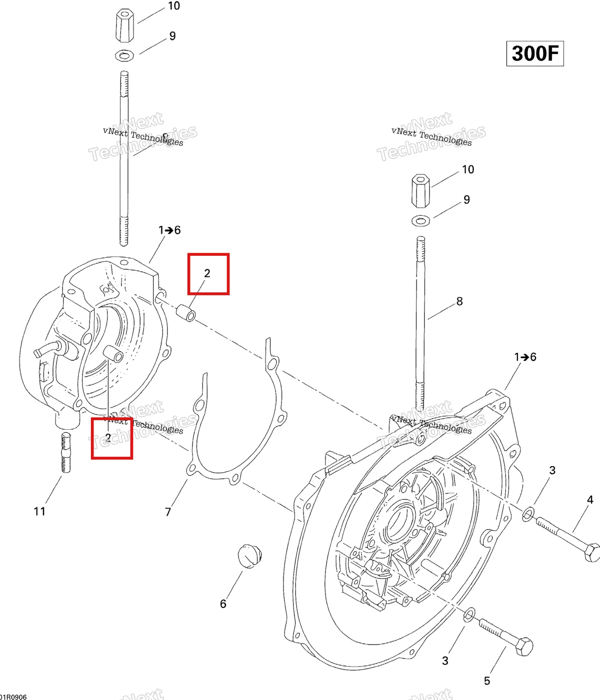 Деталь 420229150 (Шпонка) на схеме узла 2009 Ski-Doo Skandic Tundra Crankcase