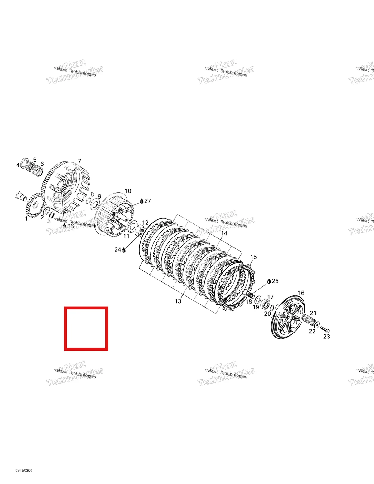 Деталь 420232890 на схеме узла 2003 Can-Am DS 650 Baja Clutch