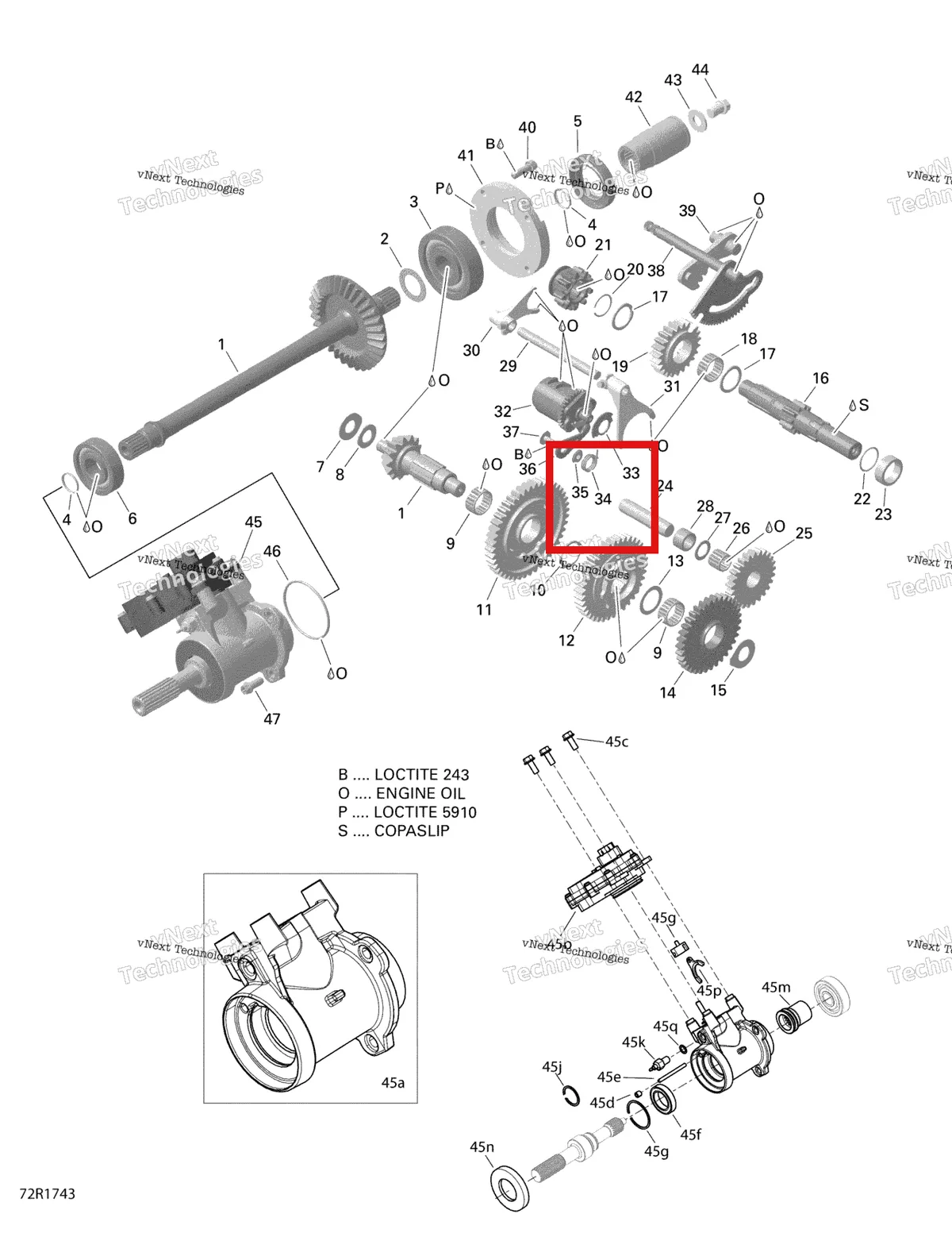 Деталь 420238290 на схеме узла 2021 Can-Am Defender HD5 - BASE DPS Rotax - Gear Box And Components
