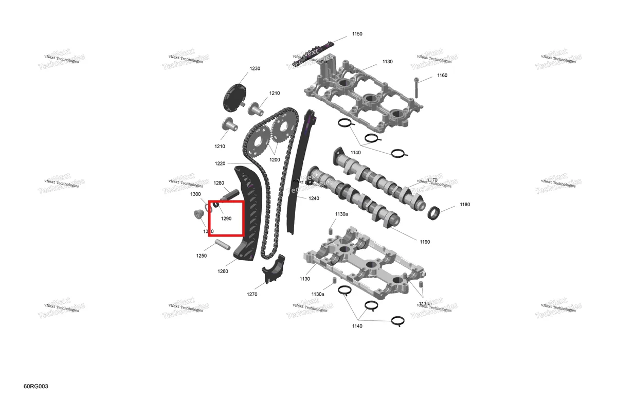Деталь 420238732 (Пружина сжатия) на схеме узла 2027 Ski-Doo RENEGADE - X-RS - 900 ACE TURBO R - DAVL - Circuit Yellow - 15X137X1.25RS Track Rotax - Valve Train
