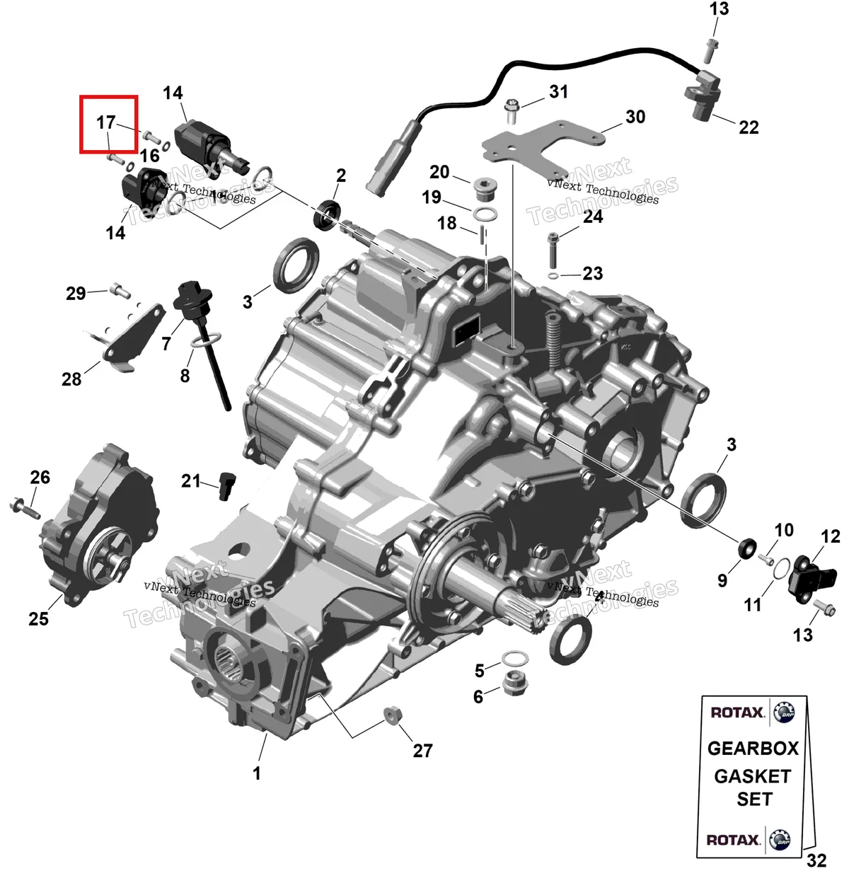 Деталь 420240150 на схеме узла 2026 Can-Am Commander - 1000R EFI - DPS - 6PTB - Compass Green - 60