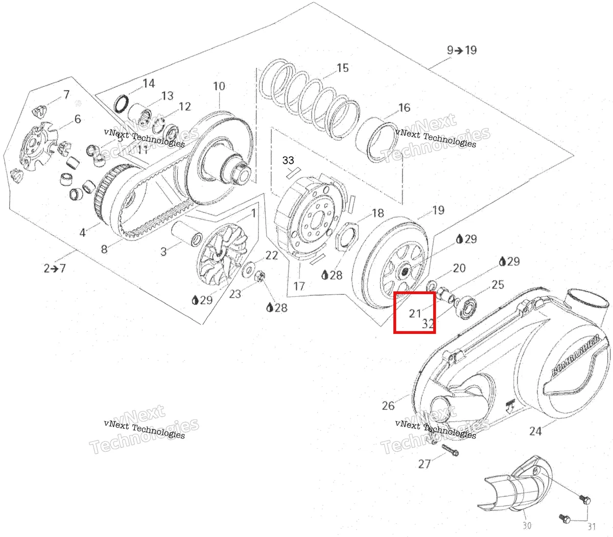 Деталь 420242230 на схеме узла 2007 Can-Am Rally 175 Pulley System
