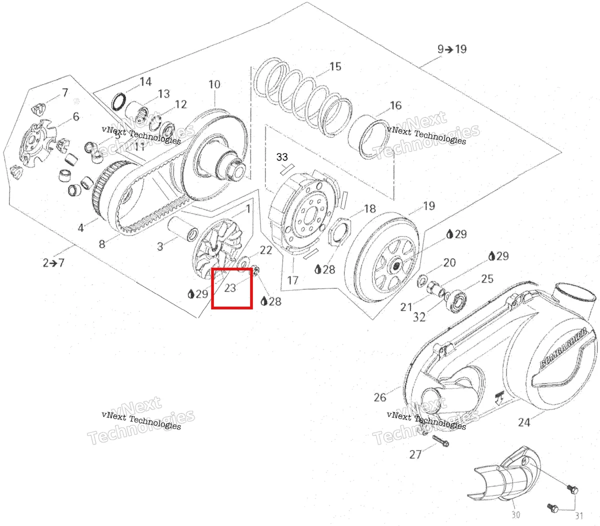 Деталь 420242515 на схеме узла 2007 Can-Am Rally 175 Pulley System