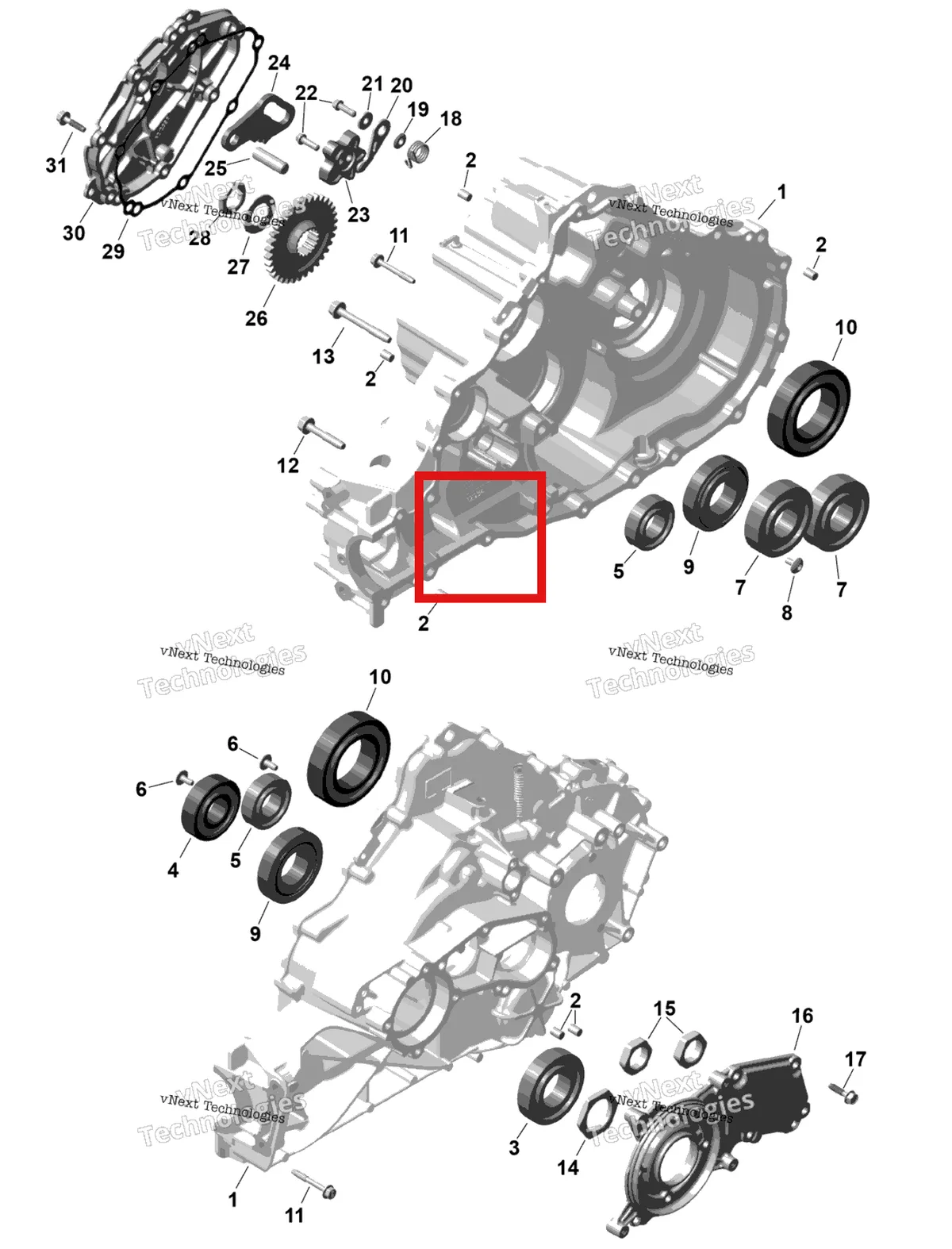 Деталь 420245860 (Пружинная шайба) на схеме узла 2026 Can-Am Commander - 1000R EFI - DPS - 6PTB - Compass Green - 60