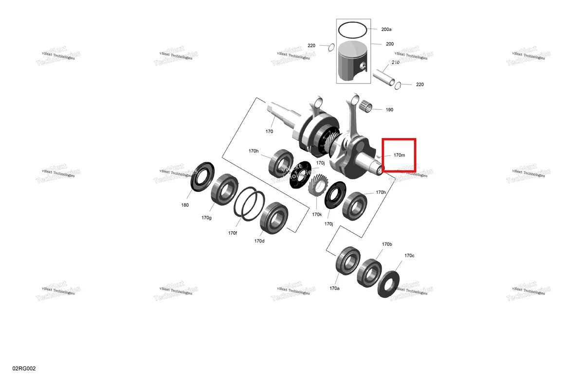 Деталь 420246015 (Шпонка) на схеме узла 2027 Ski-Doo SUMMIT - NEO - 600 EFI - TWVA - Deep Black - 14X146X1.6CF Track Rotax - Crankshaft And Pistons