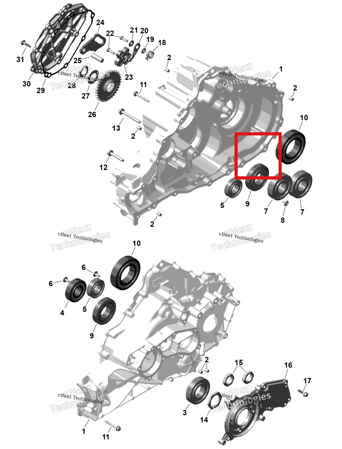 Деталь 420248024 на схеме узла 2026 Can-Am Commander - 1000R EFI - DPS - 6PTB - Compass Green - 60