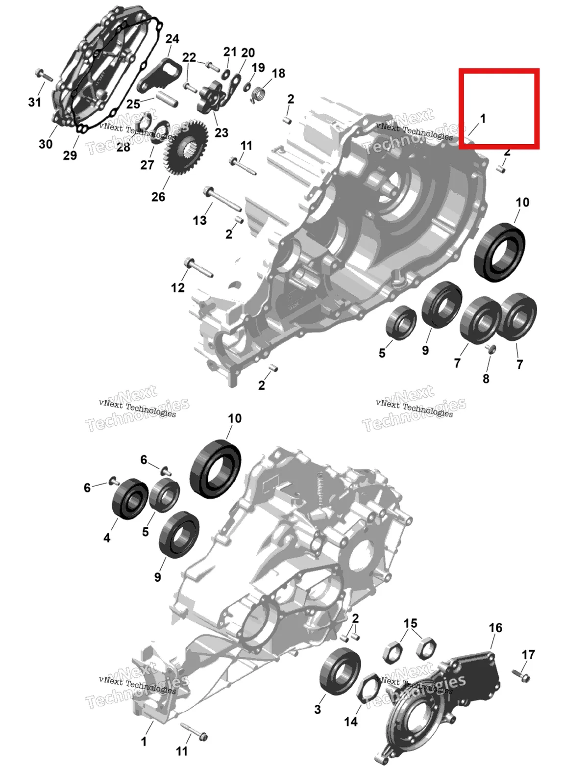 Деталь 420248528 на схеме узла 2026 Can-Am Commander - 1000R EFI - DPS - 6PTB - Compass Green - 60
