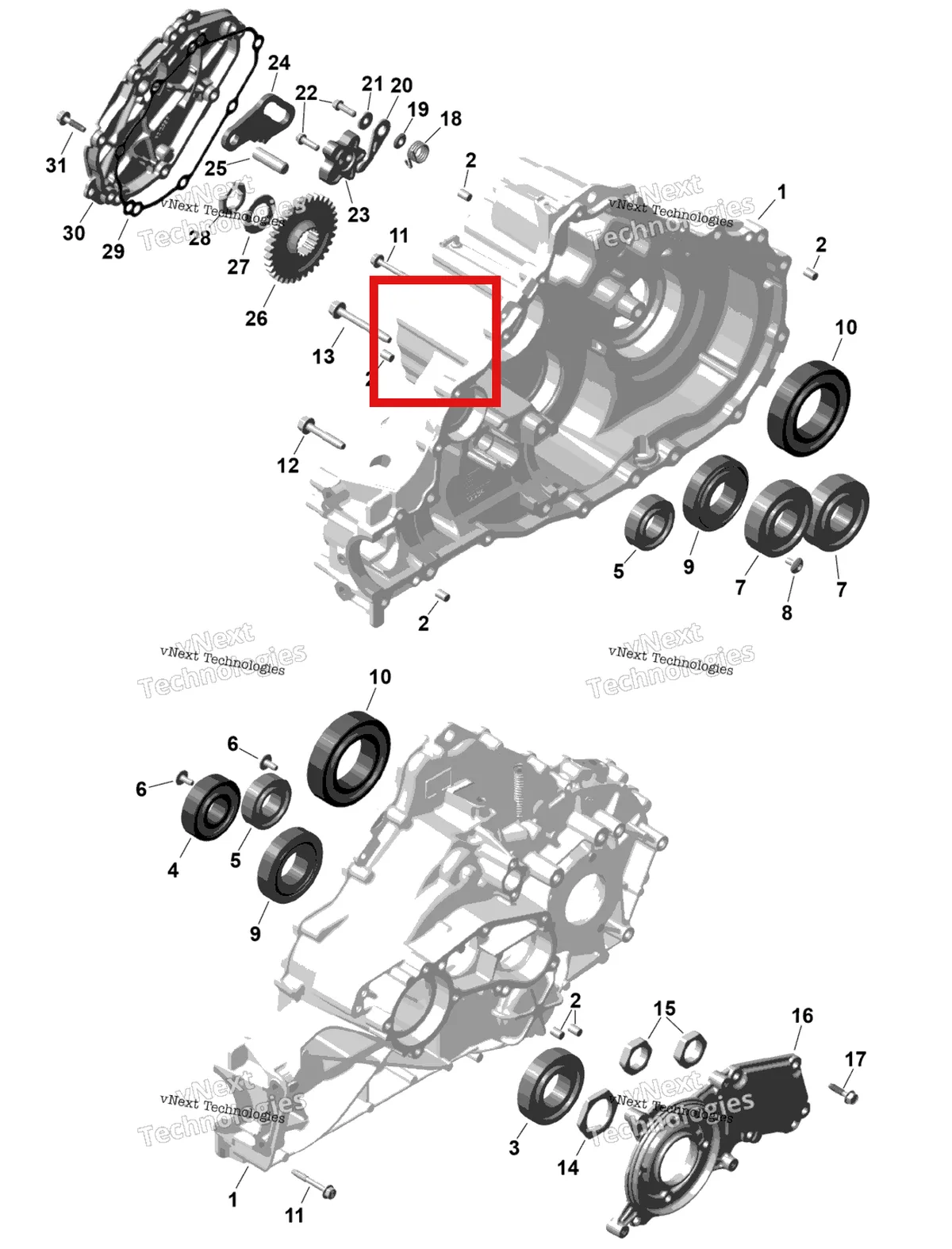 Деталь 420249190 на схеме узла 2026 Can-Am Commander - 1000R EFI - DPS - 6PTB - Compass Green - 60