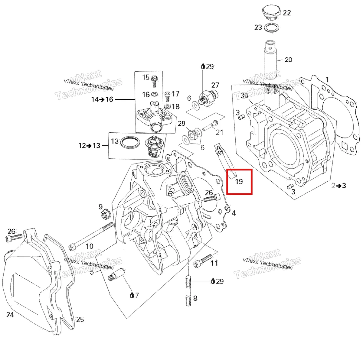 Деталь 420251052 на схеме узла 2007 Can-Am Rally 175 Cylinder