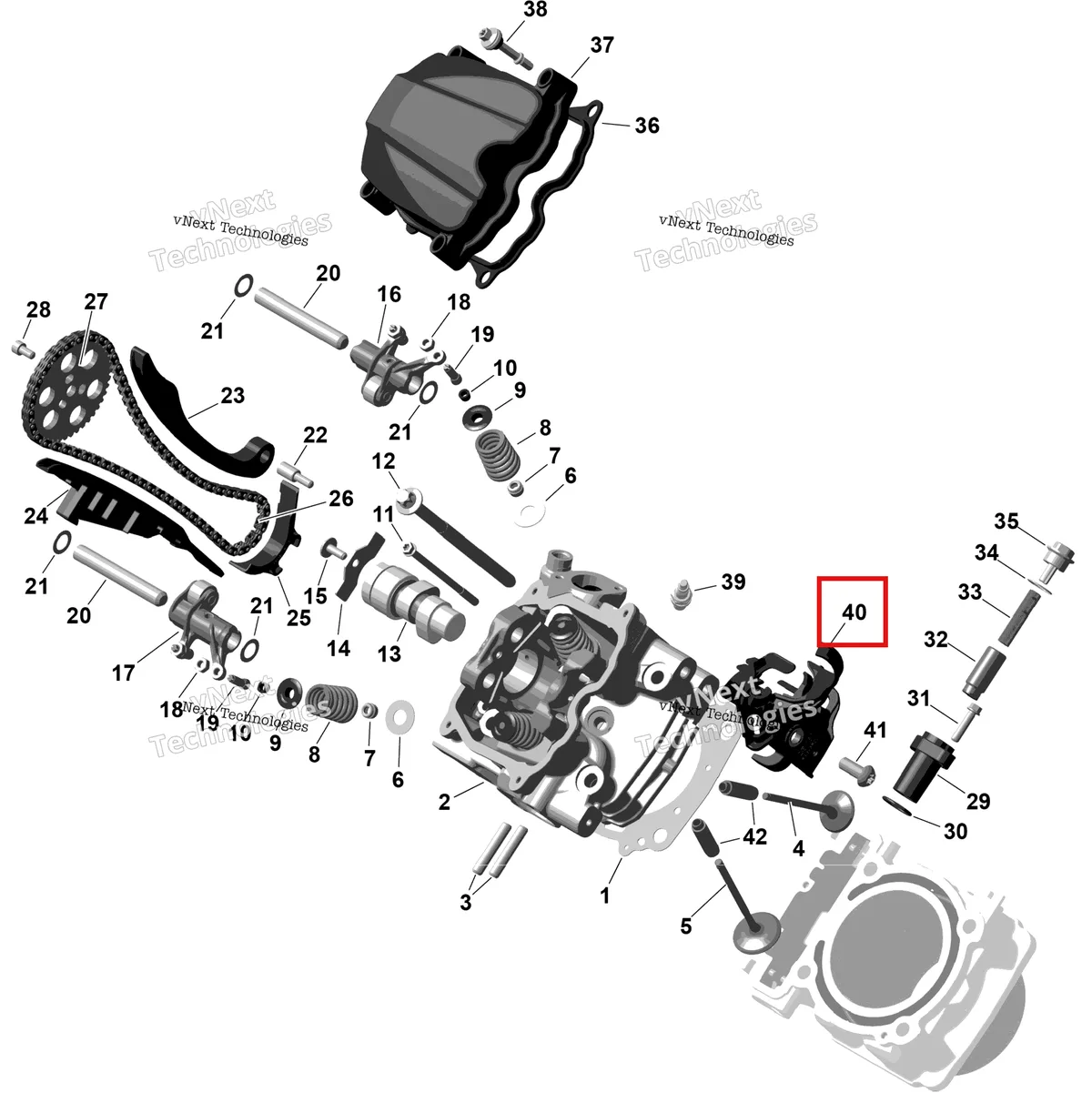 Деталь 420251181 (Conductor держатель Can-Am Commander 1000R EFI DPS (2022) (420251181)) на схеме узла 2026 Can-Am Commander - 1000R EFI - DPS - 6PTB - Compass Green - 60