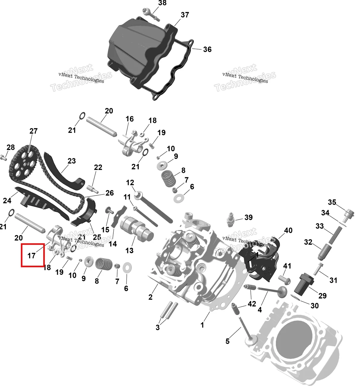 Деталь 420254911 на схеме узла 2026 Can-Am Defender - HD9 - BASE - 6WTA - Compass Green - 62