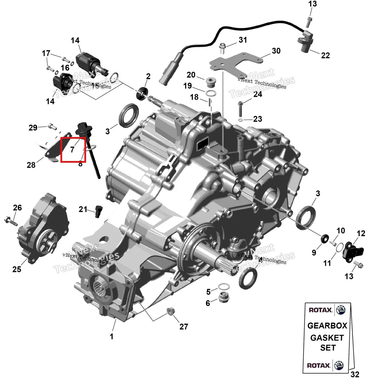 Деталь 420256806 на схеме узла 2026 Can-Am Commander - 1000R EFI - DPS - 6PTB - Compass Green - 60