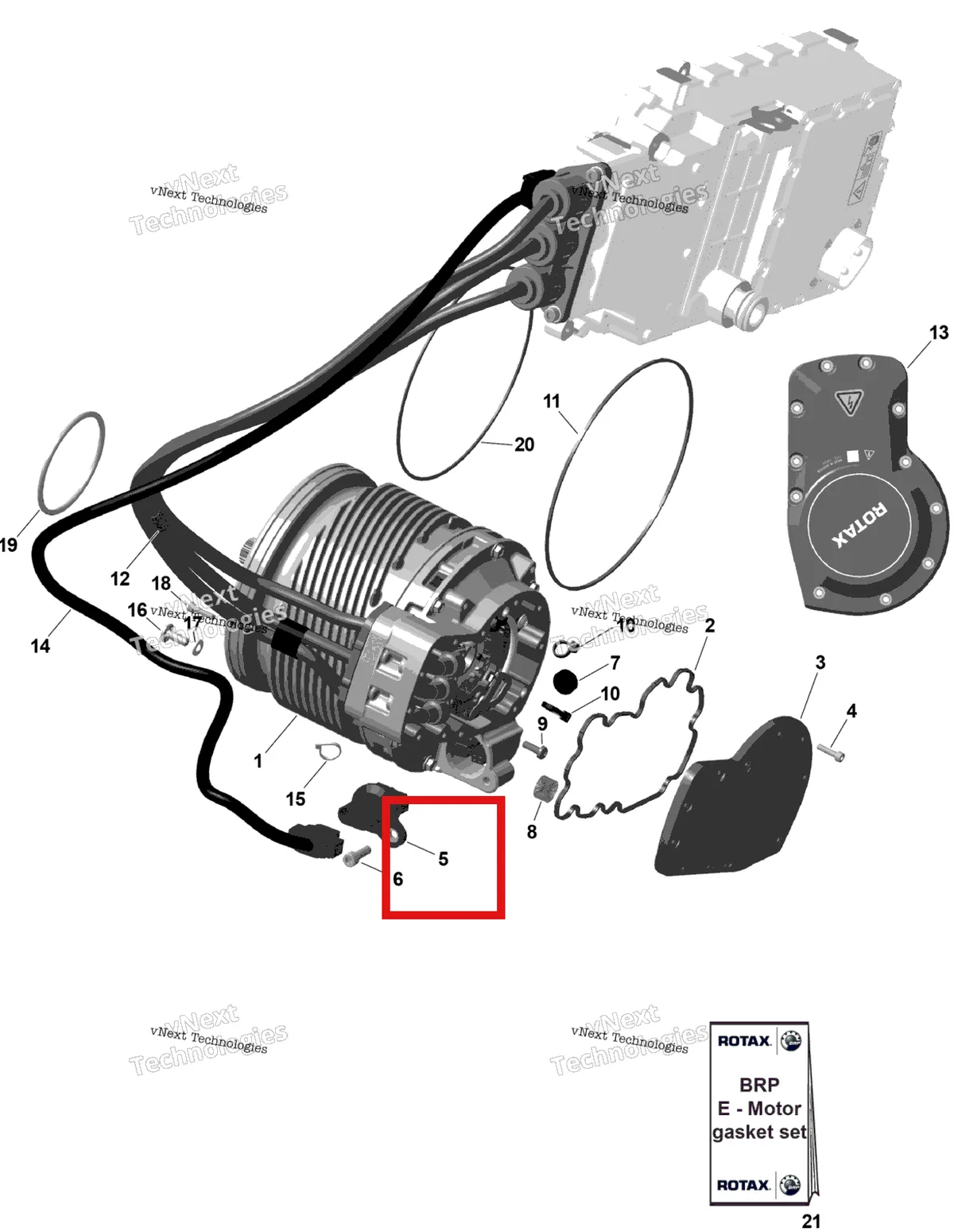 Деталь 420264552 на схеме узла 2026 Can-Am OUTLANDER - 4X4 - EV - 2WTB - Bright White Rotax - E-Motor