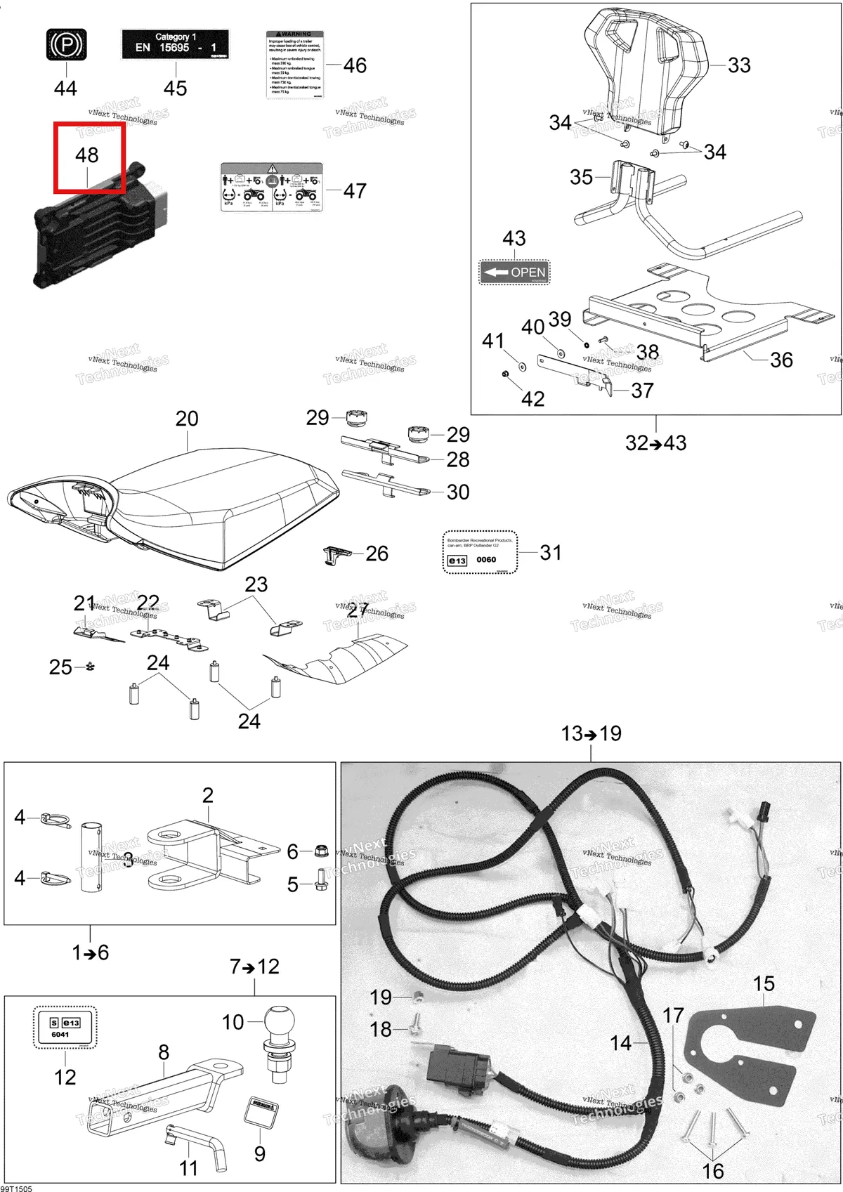 Деталь 420266868 на схеме узла 2015 Can-Am OUTLANDER 500 EFI T3 Parts