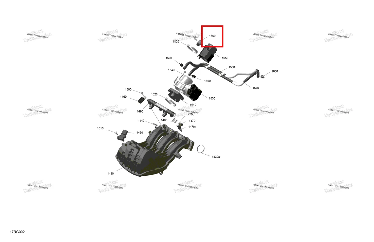 Деталь 420274052 на схеме узла 2027 Ski-Doo TUNDRA - LE - 600 ACE - GNVB - Deep Black - 16X154X1.5CH Track Rotax - Air Intake Manifold And Throttle Body