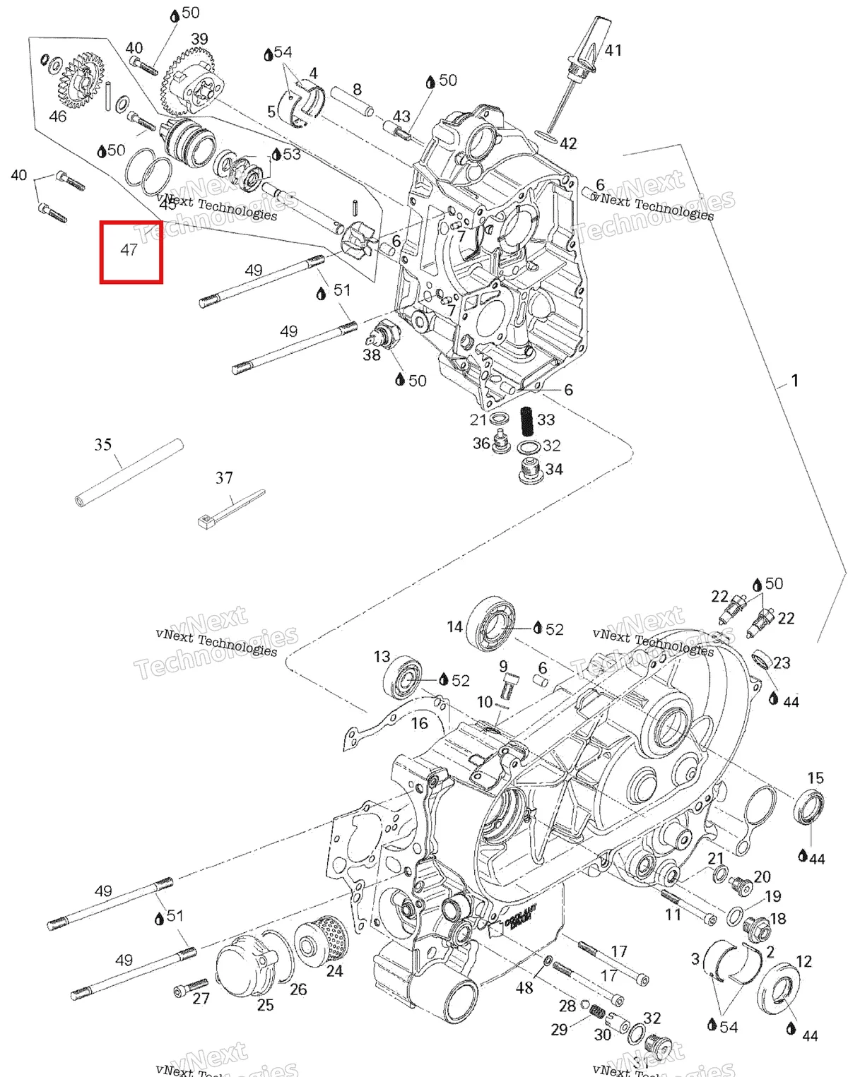 Деталь 420293419 на схеме узла 2007 Can-Am Rally 175 Crankcase