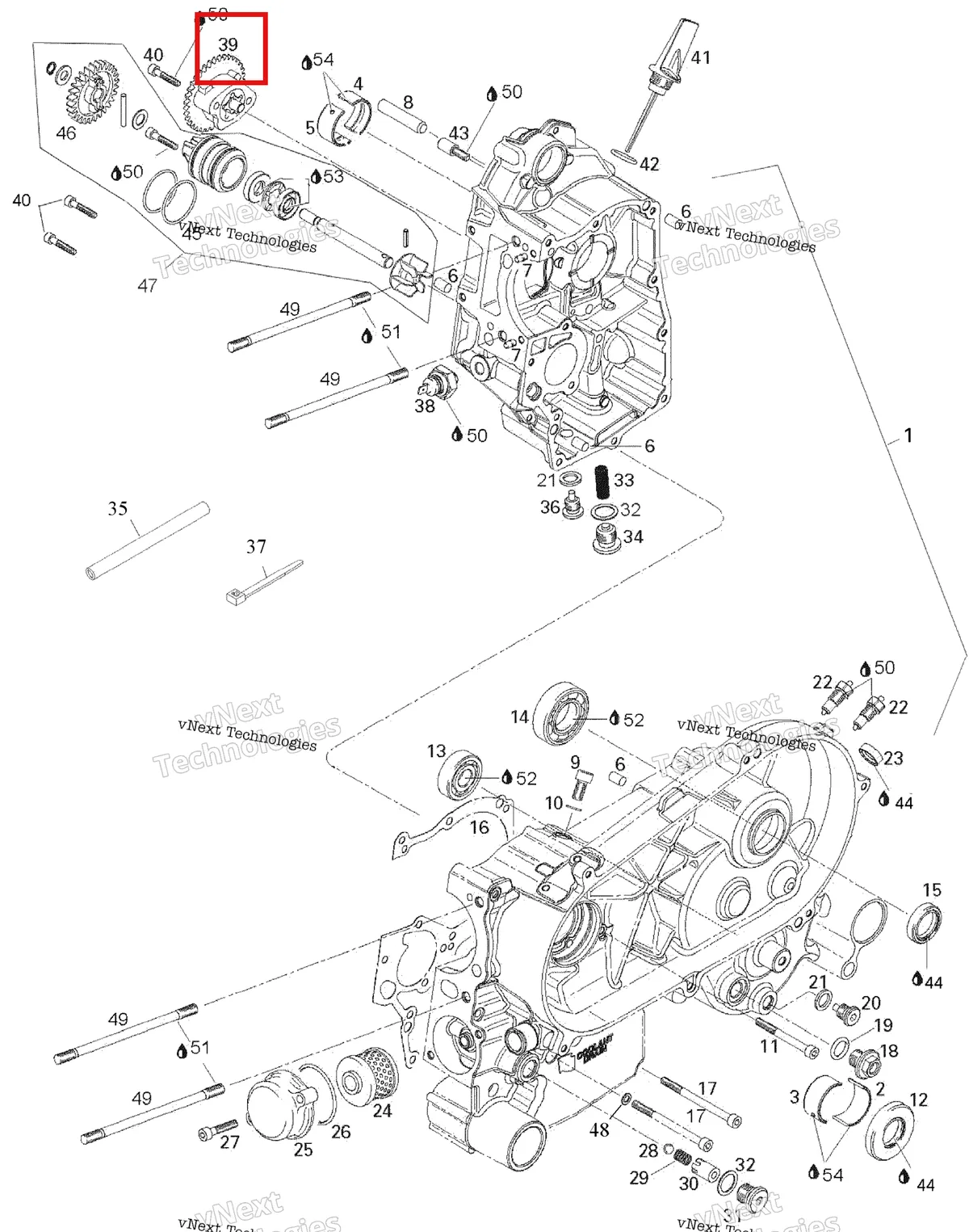 Деталь 420295630 на схеме узла 2007 Can-Am Rally 175 Crankcase