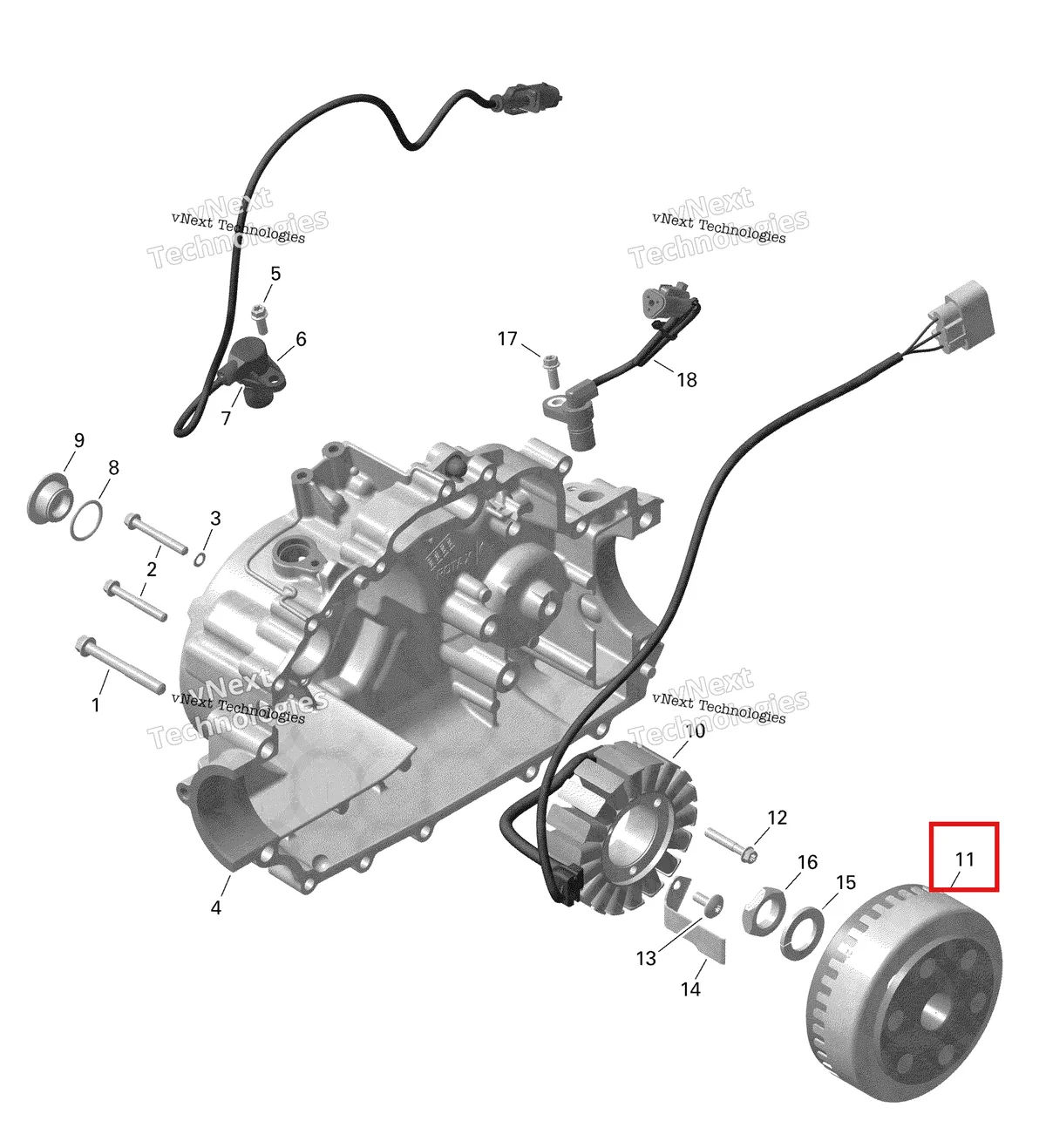 Деталь 420296902 на схеме узла 2020 Can-Am Outlander 450 EFI Electric - Magneto - 450