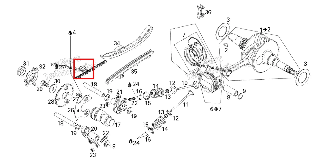 Деталь 420297932 на схеме узла 2007 Can-Am Rally 175 Crankshaft And Pistons