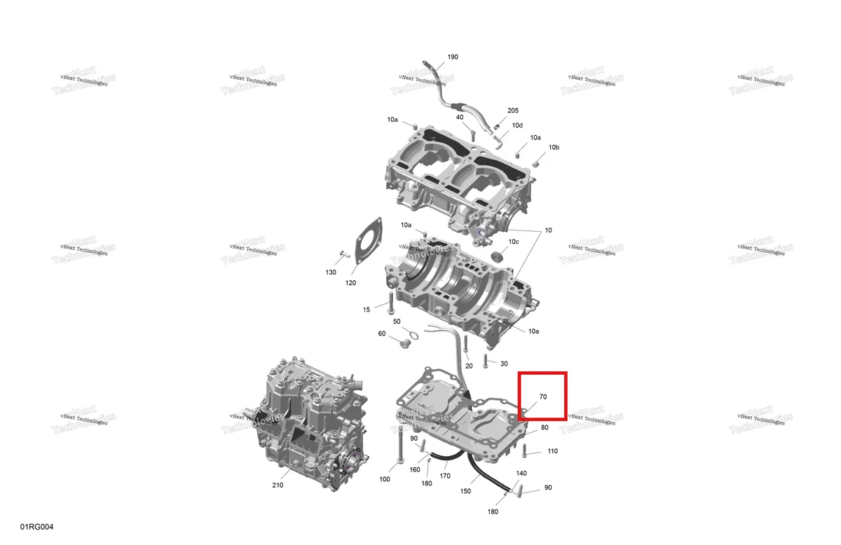 Деталь 420430072 на схеме узла 2027 Ski-Doo MXZ - X-RS with Competition package - 850 E-TEC Turbo R - UCVA - Deep Black - 15X137X1.25RSII2P Track - SHOT starter Rotax - Crankcase