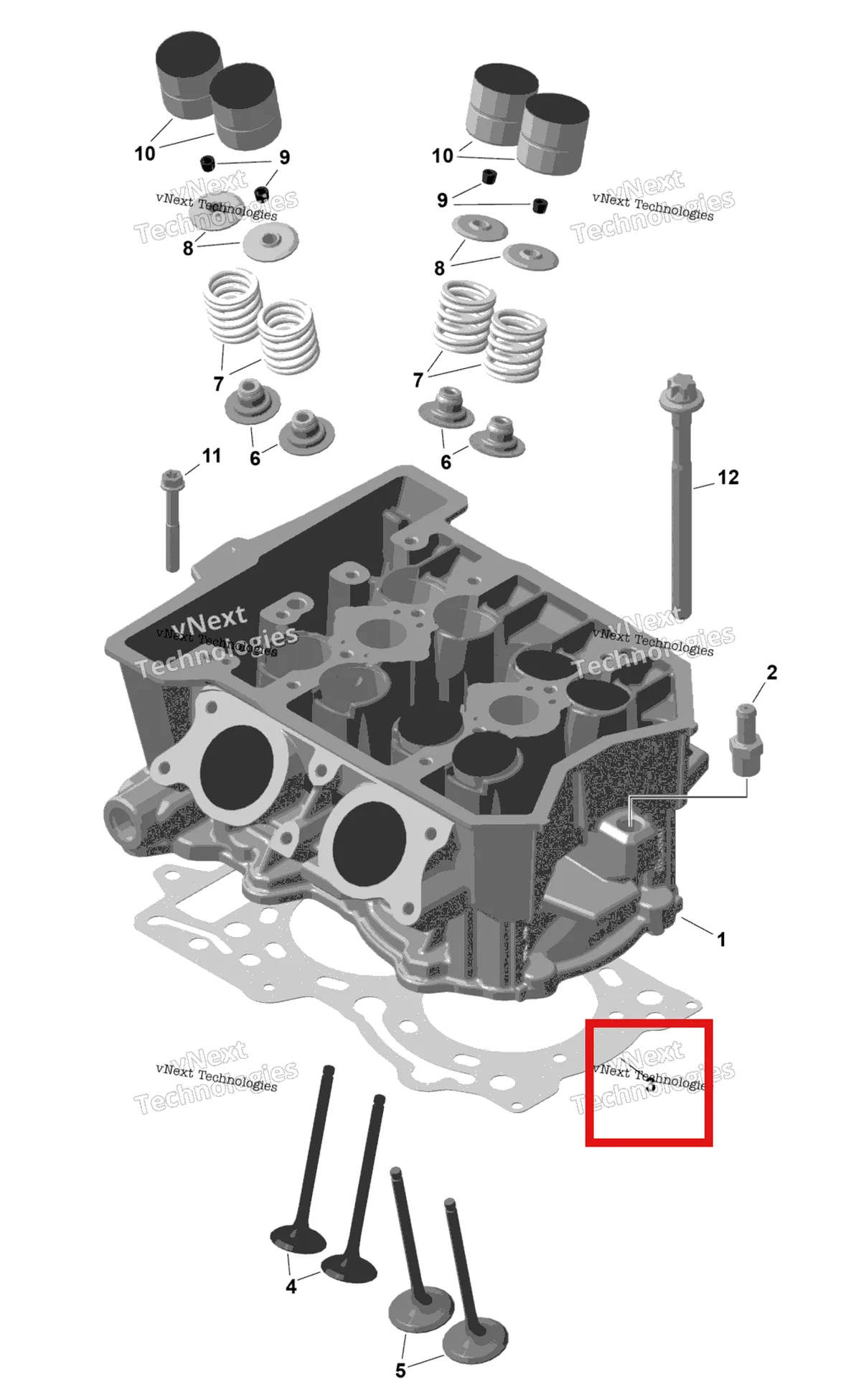 Деталь 420431611 (Прокладка Головки Блока Цилиндров.) на схеме узла 2026 Ski-Doo TUNDRA - SPORT - 600 ACE - GMTB - Neo Yellow - 15X146X1.6C Track Rotax - Cylinder Head