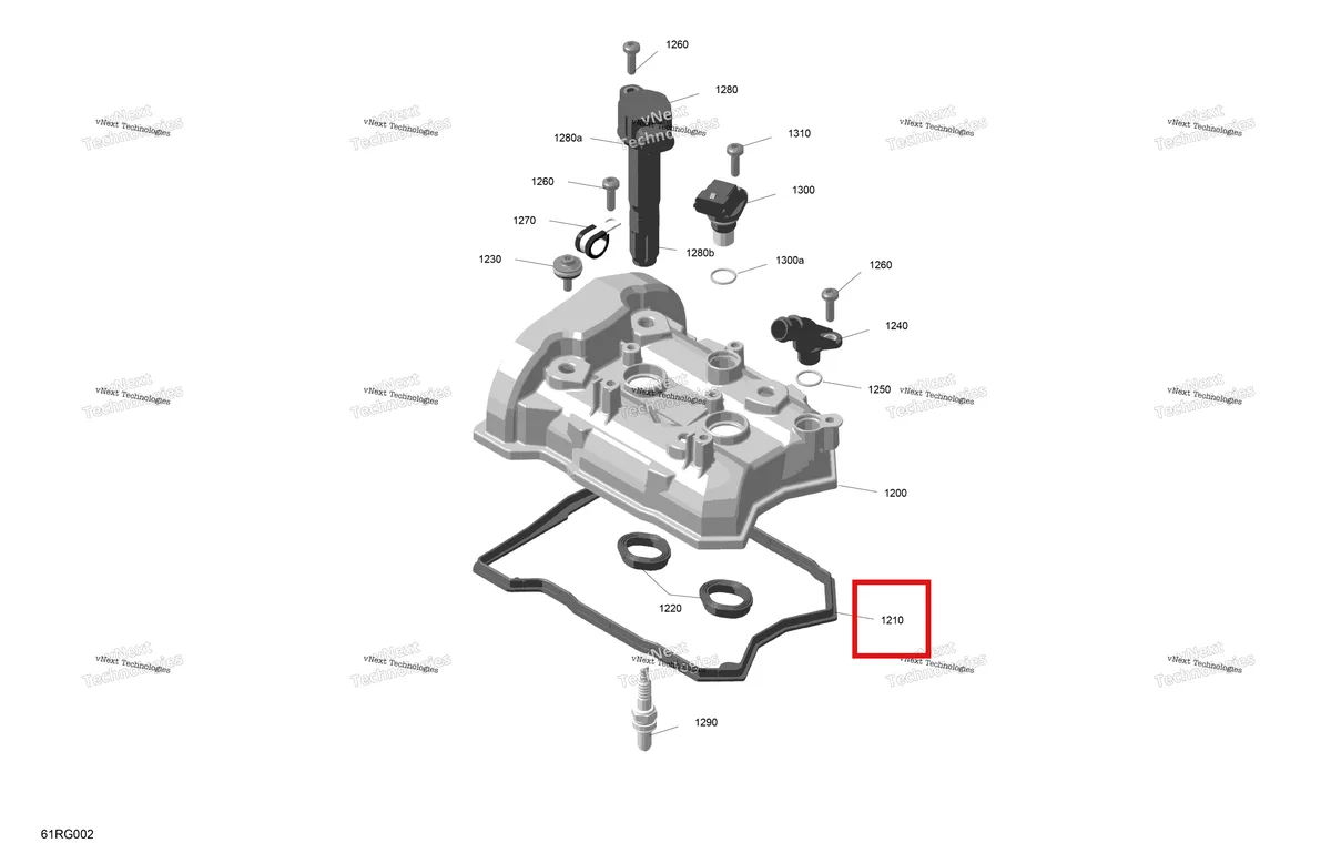 Деталь 420431621 (Прокладка) на схеме узла 2027 Ski-Doo TUNDRA - LE - 600 ACE - GNVB - Deep Black - 16X154X1.5CH Track Rotax - Valve Cover