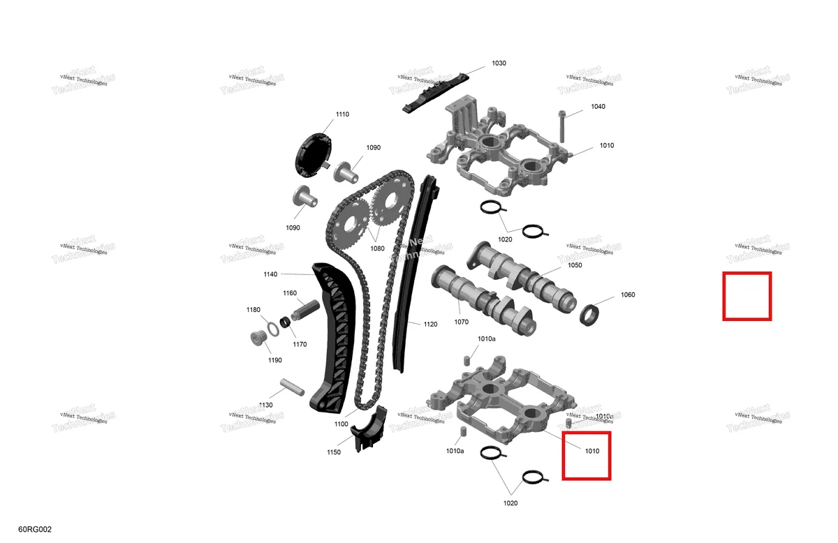 Деталь 420441361 на схеме узла 2027 Ski-Doo EXPEDITION - SPORT - 600 ACE - KCVA - Neo Yellow - 16X154X1.5CH Track Rotax - Valve Train