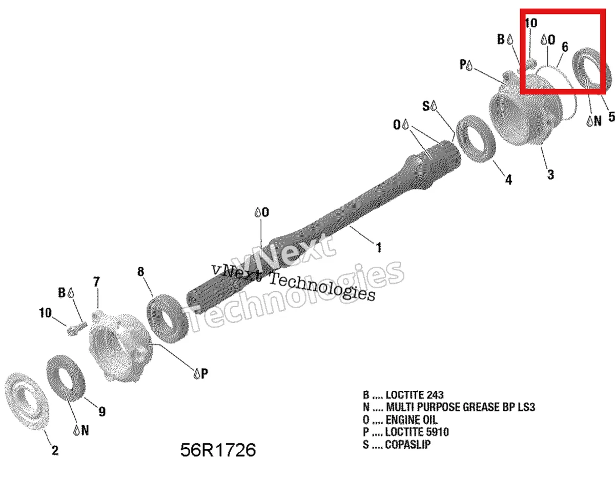Деталь 420450390 на схеме узла 2017 Can-Am TRAXTER T Drive Shaft - Hd8