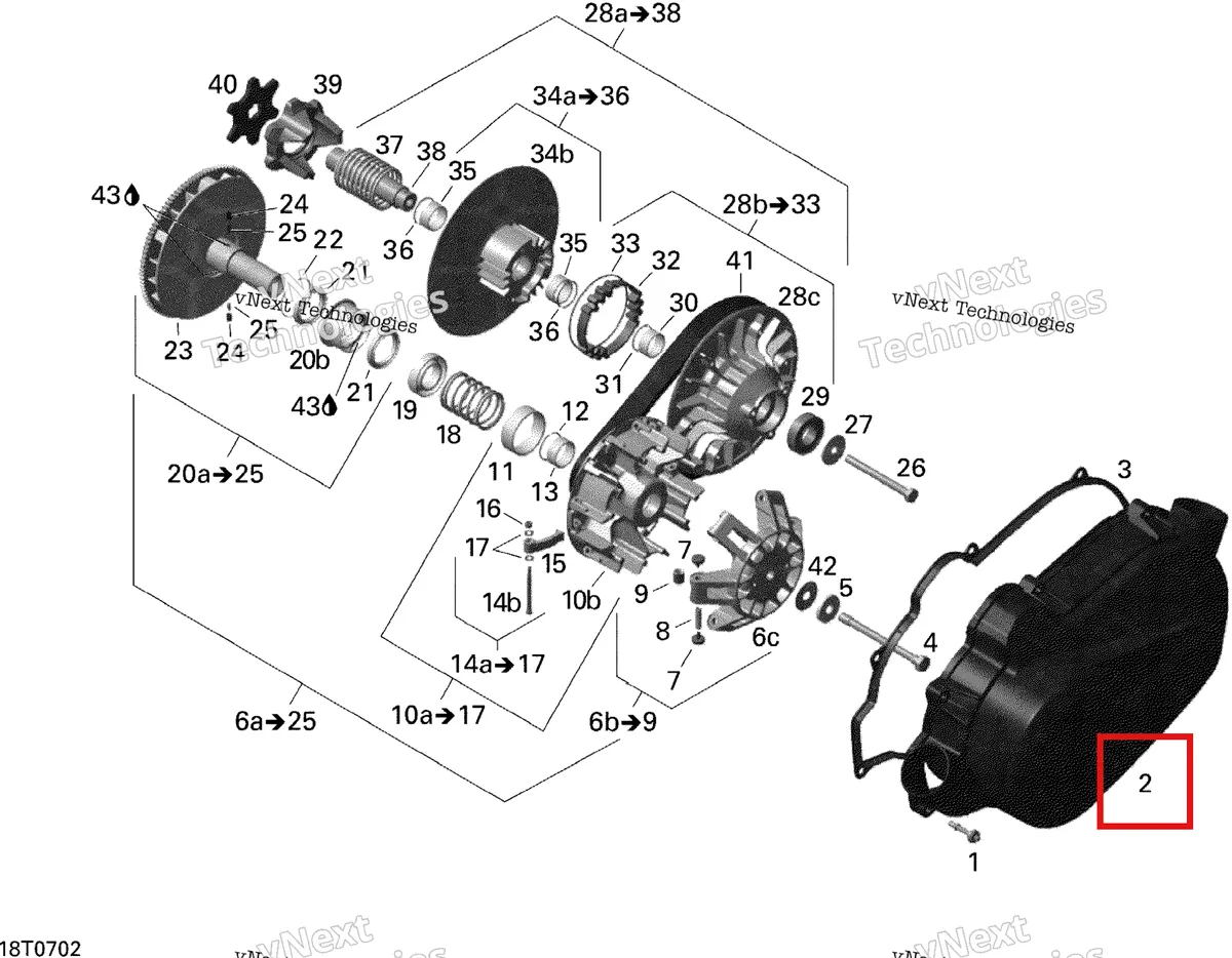 Деталь 420610426 на схеме узла 2007 Can-Am Outlander 400 STD 4 X 4 Transmission