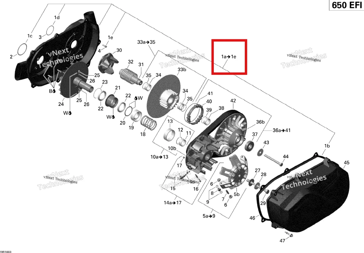Деталь 420611404 на схеме узла 2010 Can-Am Outlander 650 EFI Transmission