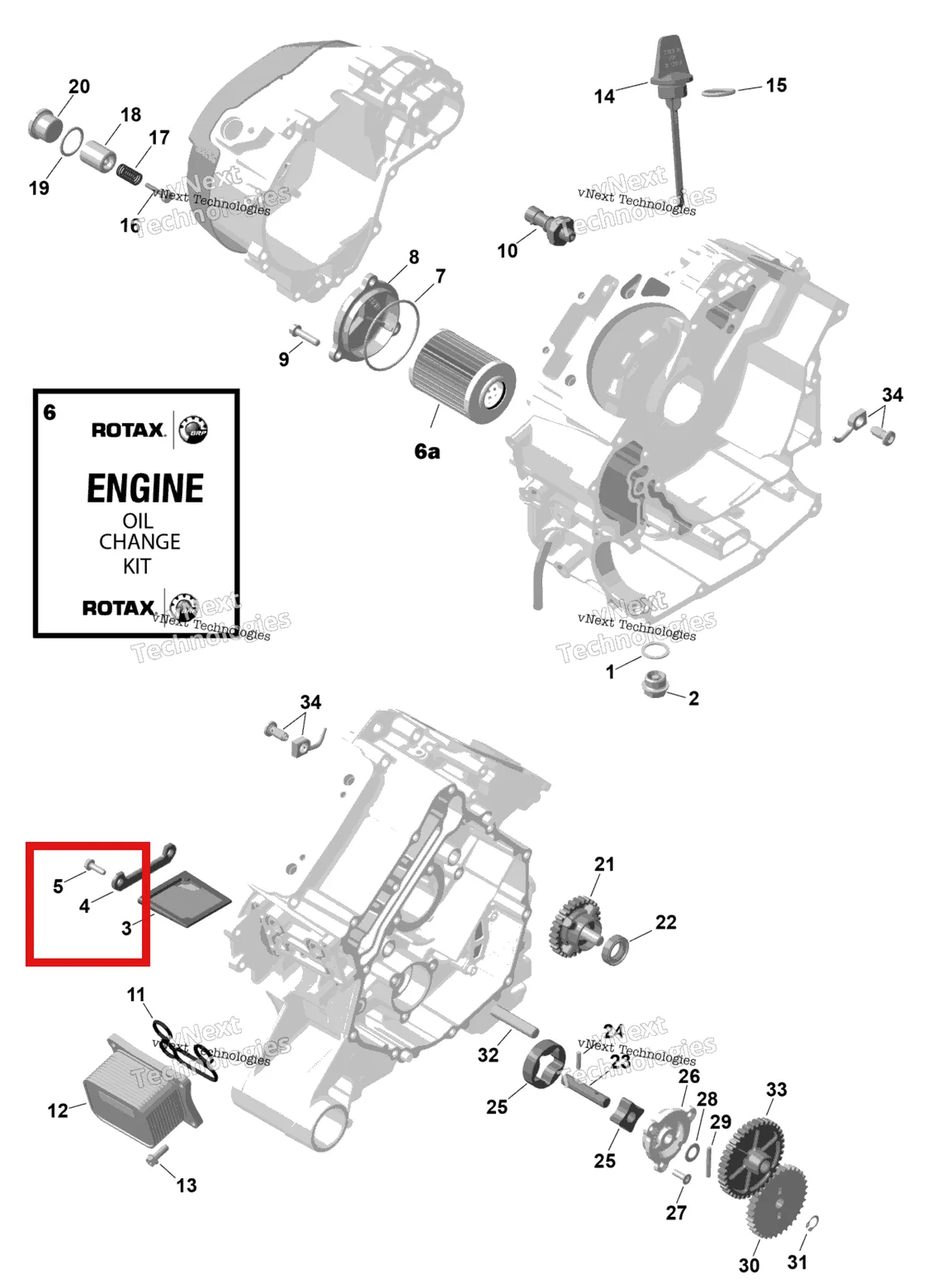 Деталь 420612070 на схеме узла 2026 Can-Am RENEGADE - 4X4 - XMR - 1000R EFI - 5UTA - Hyper Silver Rotax - Engine Lubrication