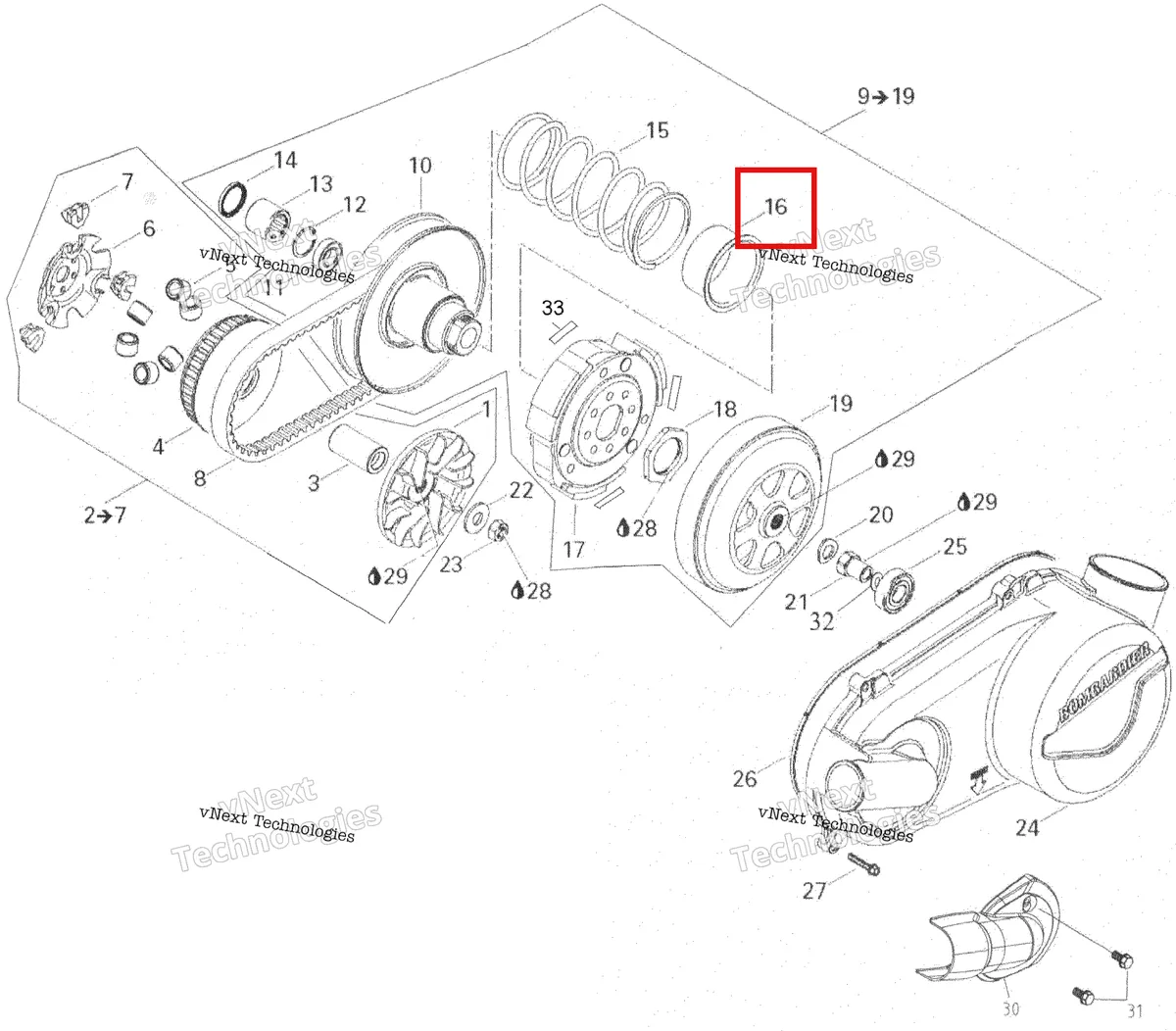 Деталь 420627172 на схеме узла 2007 Can-Am Rally 175 Pulley System