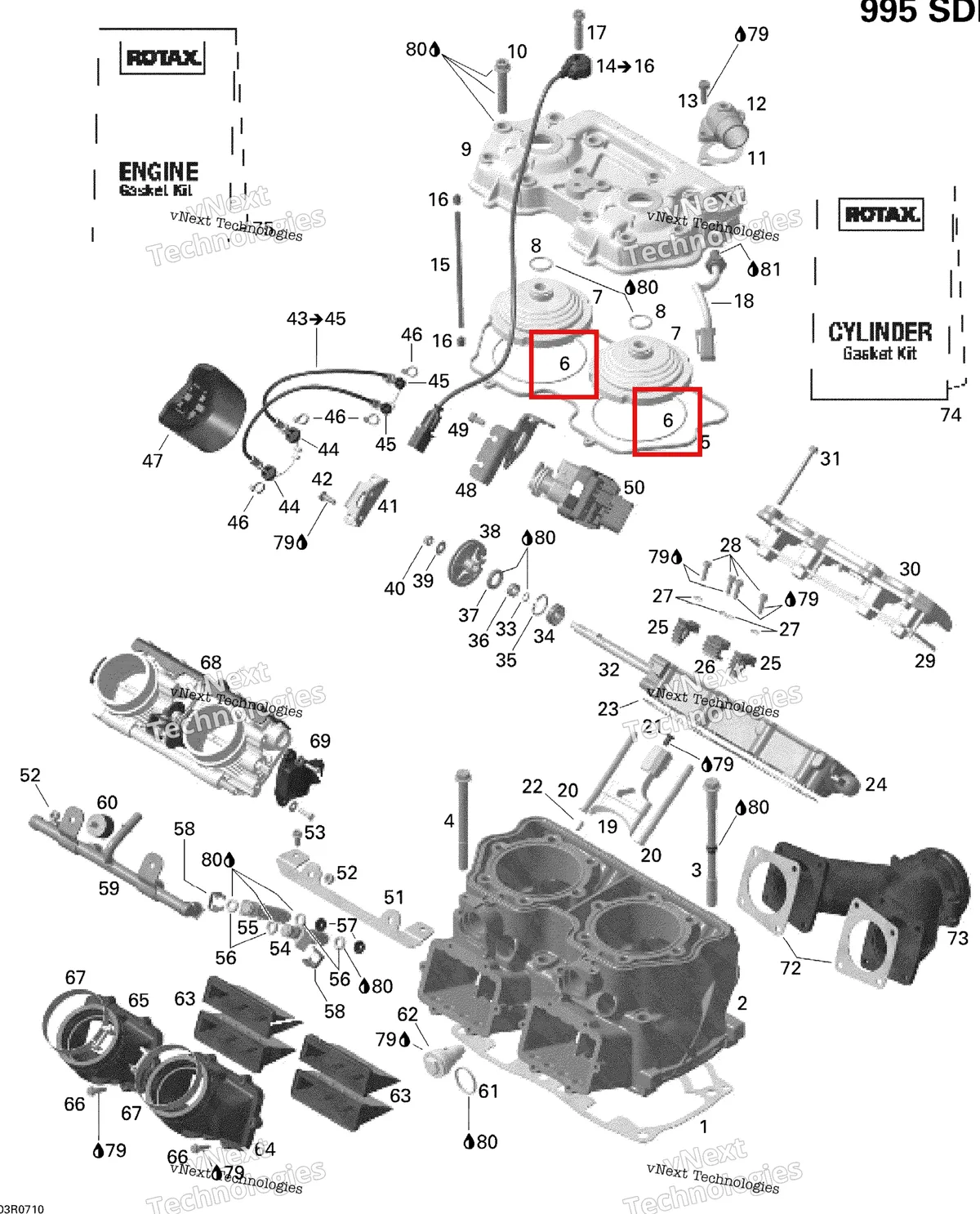 Деталь 420630630 на схеме узла 2007 Ski-Doo MACH Z Adrenaline Cylinder And Cylinder Head, Mach, Mxz, Hm Eur