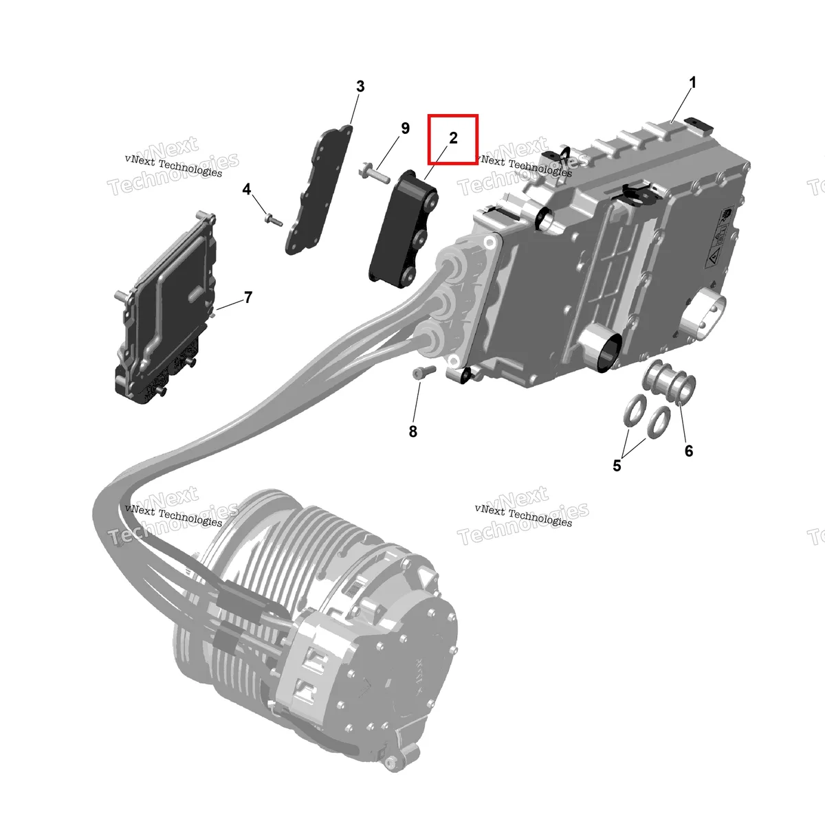 Деталь 420631592 на схеме узла 2026 Can-Am OUTLANDER - 4X4 - EV - 2WTA - Granite Grey Rotax - Inverter