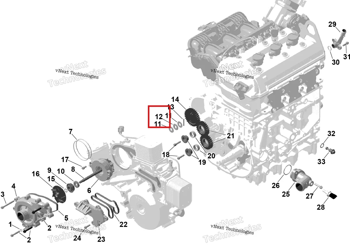 Деталь 420632305 на схеме узла 2025 Can-Am Maverick R - 996NT - BASE - 9BSC - Catalyst Gray - 77